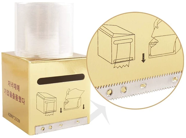 Alt view image 6 of 7 - CICITOYWO Disposable Eyebrow Tattoo Plastic Wrap Preservative Saran Barrier Film Microblading Supplies Lips Permanent Make Up Cling Wrap Cover Tape Roll Transparent 2 PCS