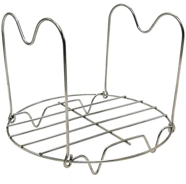 Main image of Steamer Rack Trivet with Handles for Instant Pot 6 Qt 8 Qt, Alamic Instant Pot Trivet with Handles for Electric Pressure Cookers 6 Qt 8 Qt