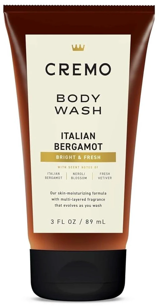 Main image of Cremo Body Wash for Men, Italian Bergamot, Travel Size, 3 Fl Oz