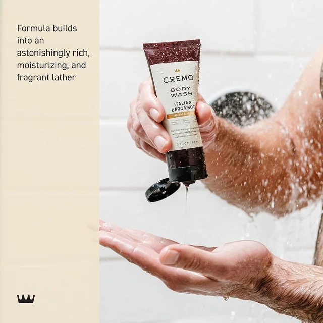 Alt view image 4 of 7 - Cremo Body Wash for Men, Italian Bergamot, Travel Size, 3 Fl Oz