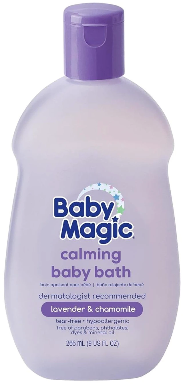 Main image of Baby Magic Calming Baby Bath, Lavender & Chamomile Scent, 9 Fl Oz