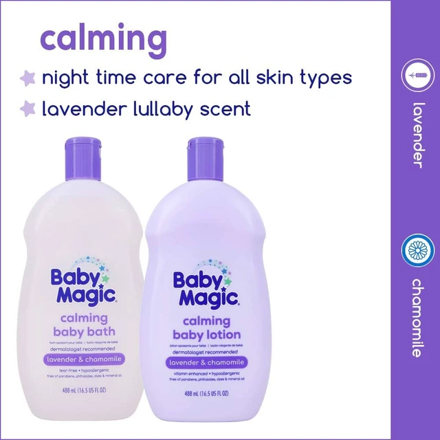 Alt view image 6 of 6 - Baby Magic Calming Baby Bath, Lavender & Chamomile Scent, 9 Fl Oz