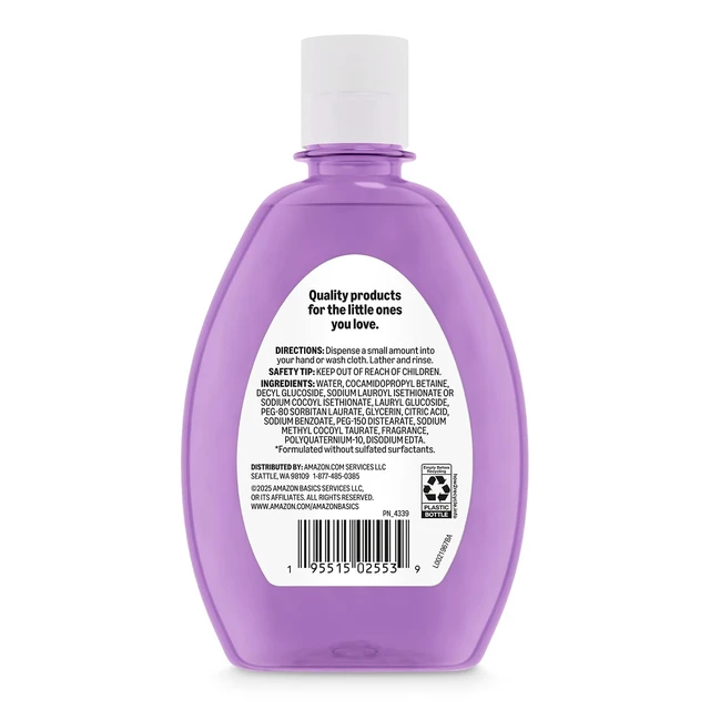 Alt view image 3 of 5 - Amazon Basics Night-Time Baby Bath, Lightly Scented, 13.6 Fl Oz (Pack of 1), Packaging May Vary