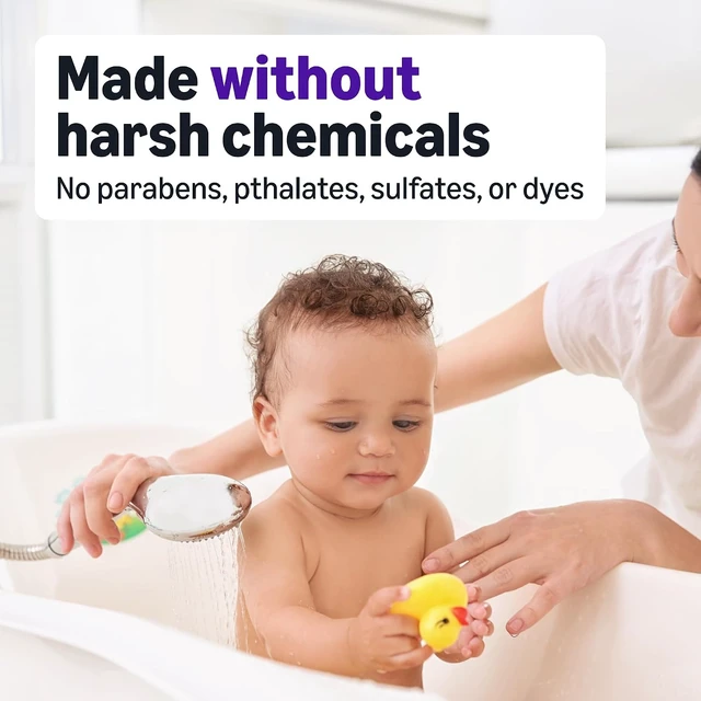Alt view image 4 of 5 - Amazon Basics Night-Time Baby Bath, Lightly Scented, 13.6 Fl Oz (Pack of 1), Packaging May Vary