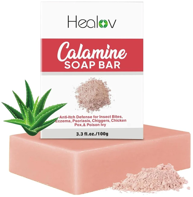 Main image of Calamine Soap Bar Natural Itch Relief Wash for Itchy & Sensitive Skin