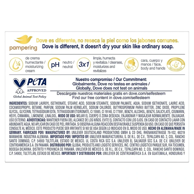 Alt view image 3 of 6 - Dove Soap Shea Butter 4.75 Ounce / 135g, 4.75 Fl Ounce