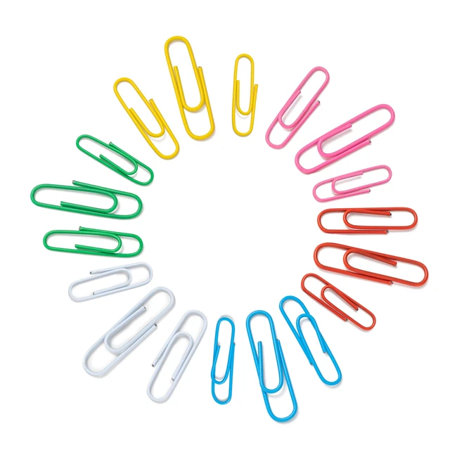 Alt view image 3 of 6 - Paper Clips Assorted Sizes, Cute Colored Paper Clip for Office Supplies,Small Medium Large Jumbo, Colorful and Heavy Duty, Ideal for Bookmark- Pack of 350