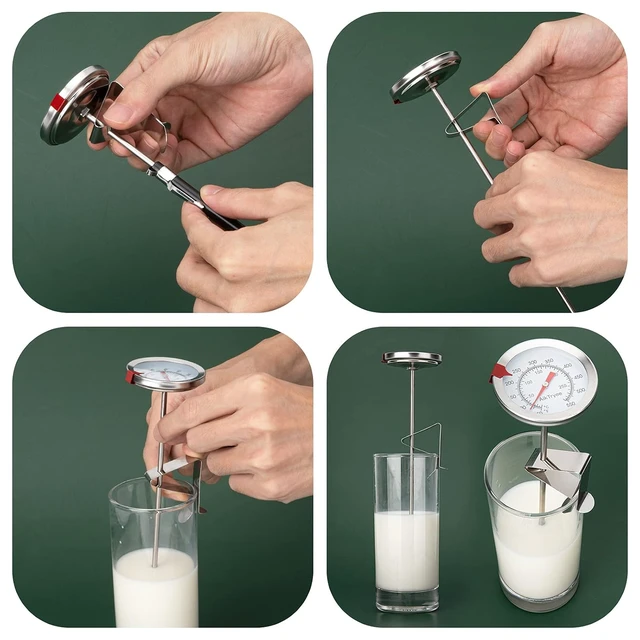 Alt view image 7 of 7 - Candy Thermometer Cooking Thermometer with Instant Read Dial Meat Thermometer for Cooking Candy Deep Fry Oven by AikTryee
