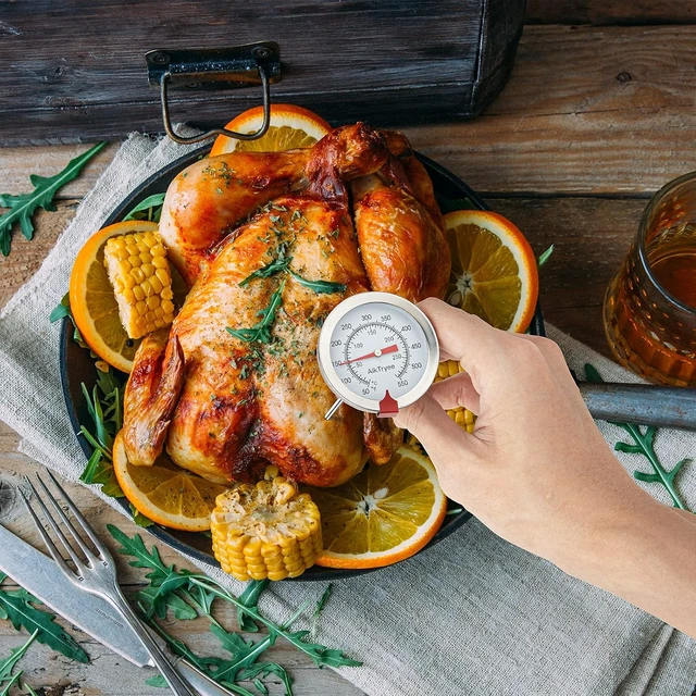 Alt view image 5 of 7 - Candy Thermometer Cooking Thermometer with Instant Read Dial Meat Thermometer for Cooking Candy Deep Fry Oven by AikTryee