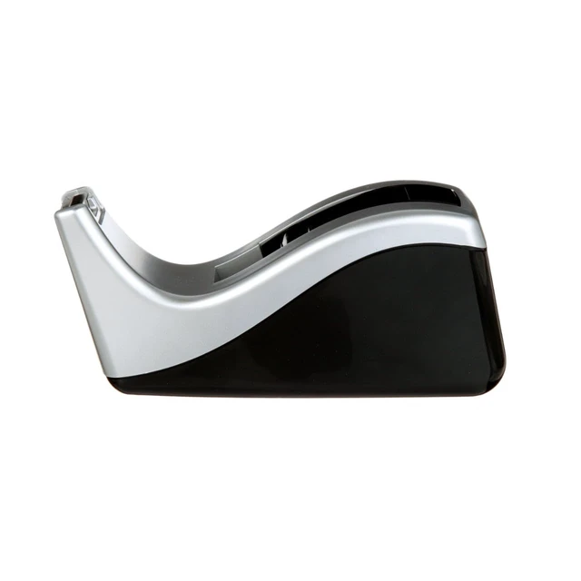Alt view image 2 of 6 - Scotch Desktop Tape Dispenser, Silvertech Two-Tone (C60-ST)