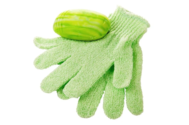Alt view image 5 of 7 - Linda Exfoliating Bath Gloves, Pack of 4