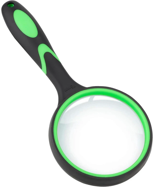 Main image of Celosia Handheld Magnifying Glass for Seniors & Kids 75mm, 10X