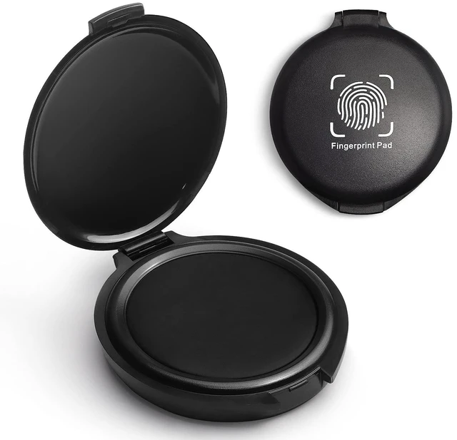 Main image of 1 Pack Thumbprint Fingerprint Ink Pad Stamp Pad