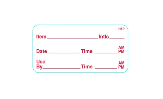 Alt view image 2 of 3 - Dissolvable Food Storage Labels for Home and Restaurant Use - Dissolves in Water in 30 Seconds - No Adhesive Residue - Perfect for Glass, Metal, Plastic Containers - 1x2 inch Size 500 Labels per roll