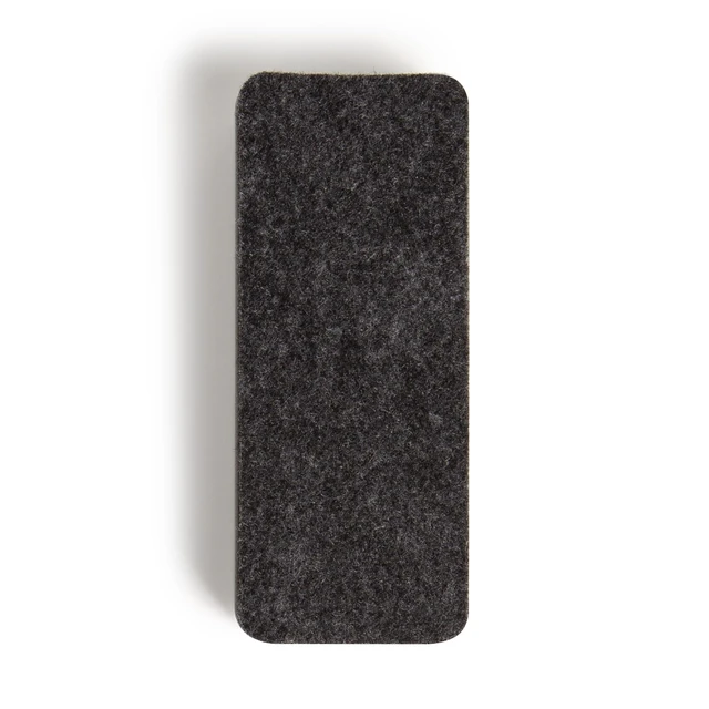 Alt view image 3 of 5 - U Brands Magnetic Dry Erase Board Felt Eraser, 2"x5"x1", White, Lightweight Modern Design