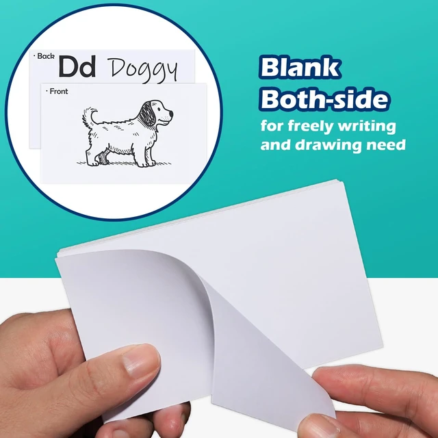 Alt view image 3 of 7 - Olivo Blank Index Cards 3x5 Unlined Unruled Flash Note Cards, 100 Count