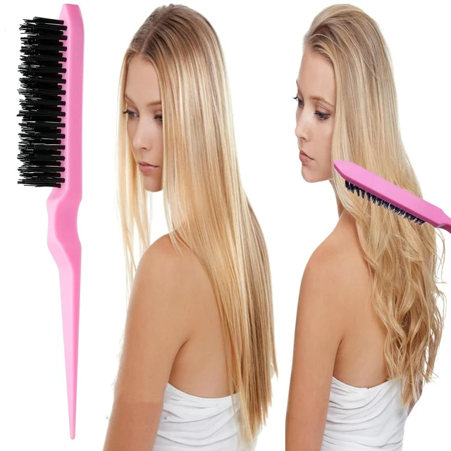 Alt view image 6 of 7 - ZVOREI 8Pcs Hair Brushes Set wit, Pink 4Pcs Topsy Hair Tail Tools