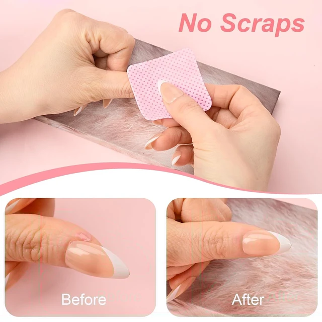 Alt view image 7 of 7 - Lint Free Nail Wipes, 540PCS Nail Supplies Nail Polish Remover Wipes