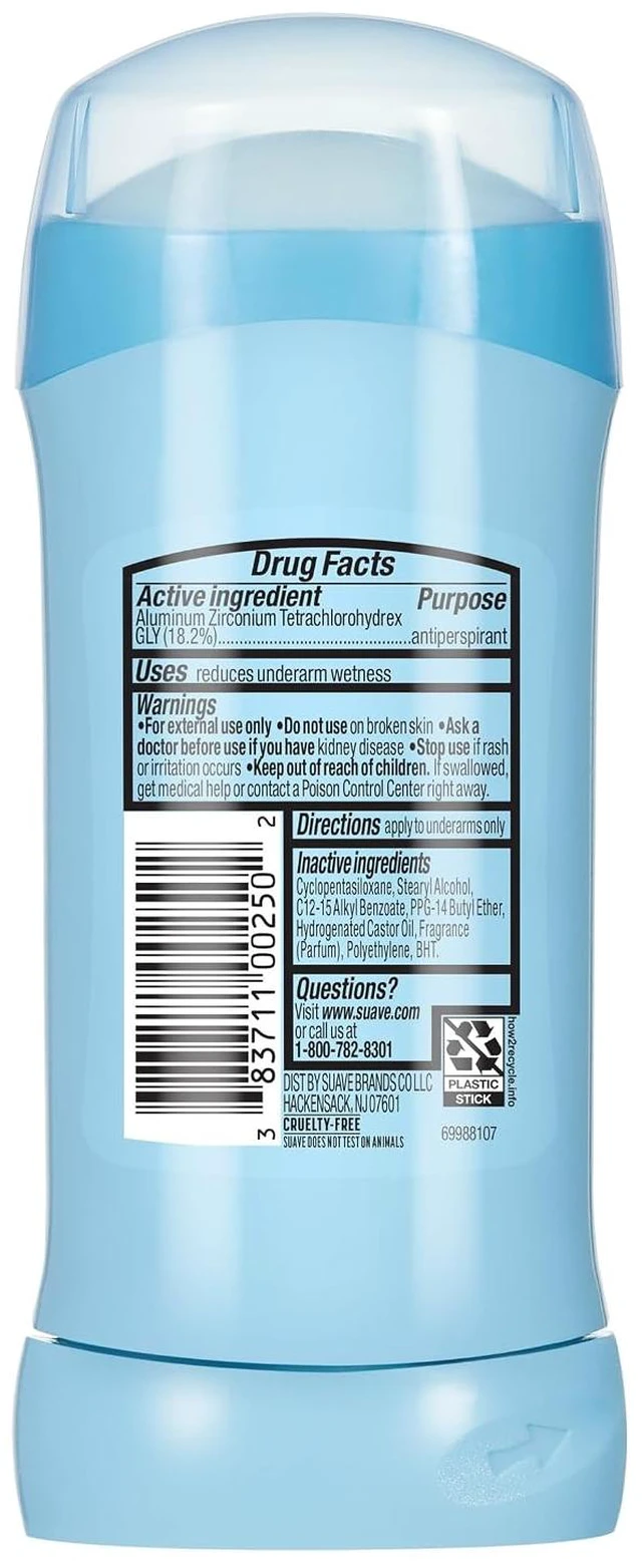 Alt view image 4 of 6 - Suave Antiperspirant & Deodorant Stick Powder 48-hour Odor and Wetness Protection Deodorant for Women, 3 Count, 2.6 oz EA