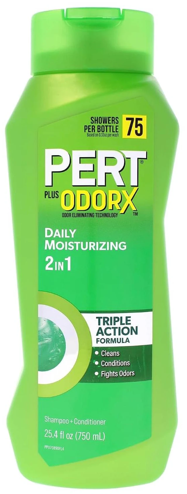 Main image of PERT 2 in 1 Complete Clean Shampoo and Conditioner - Mens Shampoo for Daily Use - Hair Conditioner for Men - Removes Dirt, Oil, and Build Up - 25.4 oz