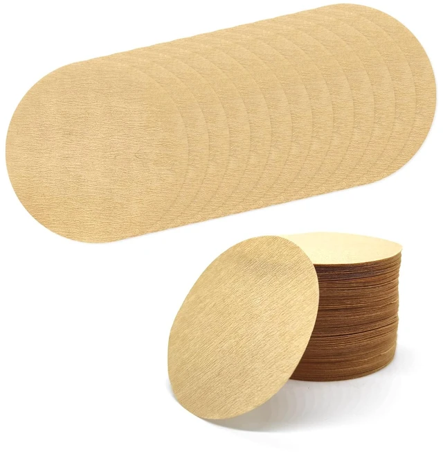 Main image of BlingKingdom 300pcs 2.5" Moka Pot Filter, Unbleached Paper Coffee Filters