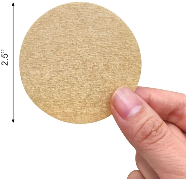 Alt view image 4 of 6 - BlingKingdom 300pcs 2.5" Moka Pot Filter, Unbleached Paper Coffee Filters