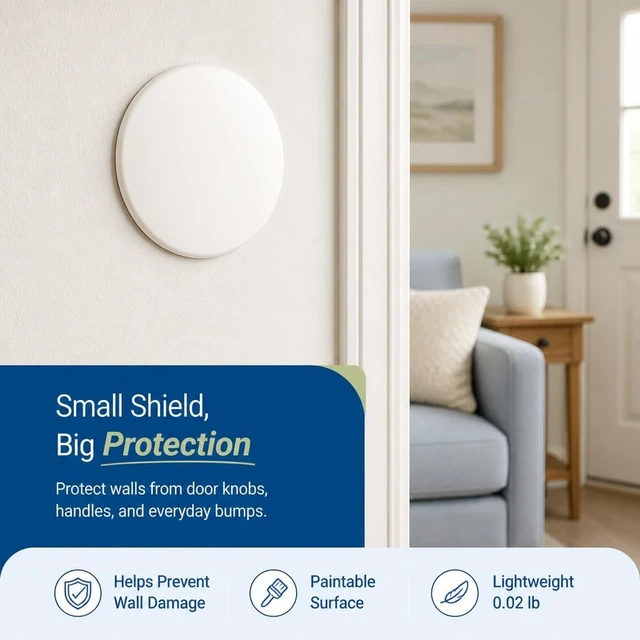 Alt view image 6 of 6 - Prime-Line Wall Protector, White Vinyl