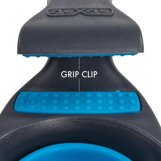 Alt view image 4 of 6 - Dexas Popware for Pets Collapsible Klip Scoop, 3-in-1 Pet Food Scoop, Measuring Cup and Bag Clip, 1/2 Cup Capacity, Pro Blue