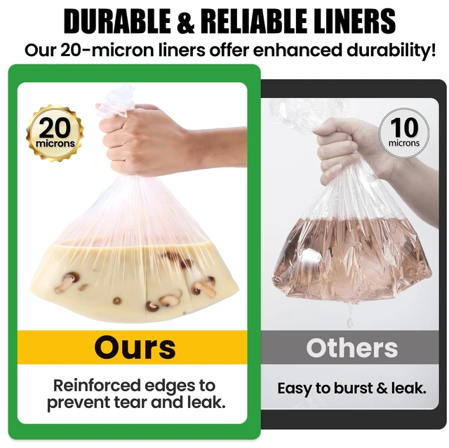 Alt view image 6 of 7 - OLESBUR 30 Count Slow Cooker Liners, 13"x21", Fits 3-8 Quarts, Disposable Pot Liners Compatible with Crockpot, Oval Large Size, BPA-Free Cooking Bags, Kitchen Accessories, Cook with Ease