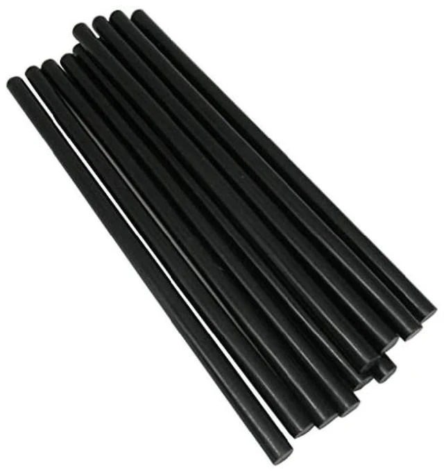 Main image of 18 Pack Black Hot Glue Sticks,0.43 X 7.48 Inch