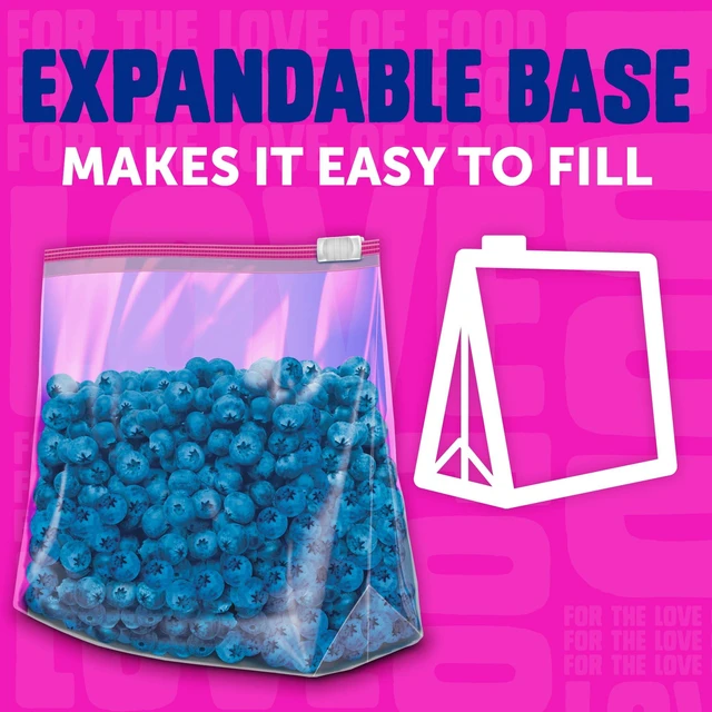 Alt view image 5 of 6 - Ziploc Quart Food Storage Slider Bags, 42 Count