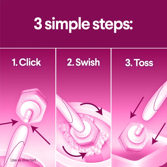 Alt view image 3 of 7 - Clorox Scentiva ToiletWand Refills, Cherry Blossom and Peach, 10 Count