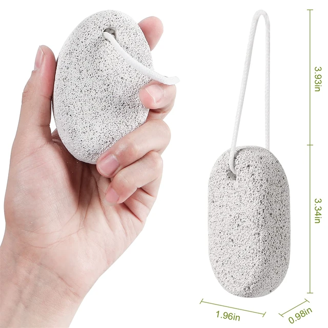 Alt view image 3 of 7 - 2PCS Natural Pumice Stone, Asqraqo Lava Pedicure Tools Hard Skin Callus Remover for Feet and Hands - Foot File Exfoliation to Remove Dead Skin, and Callusess