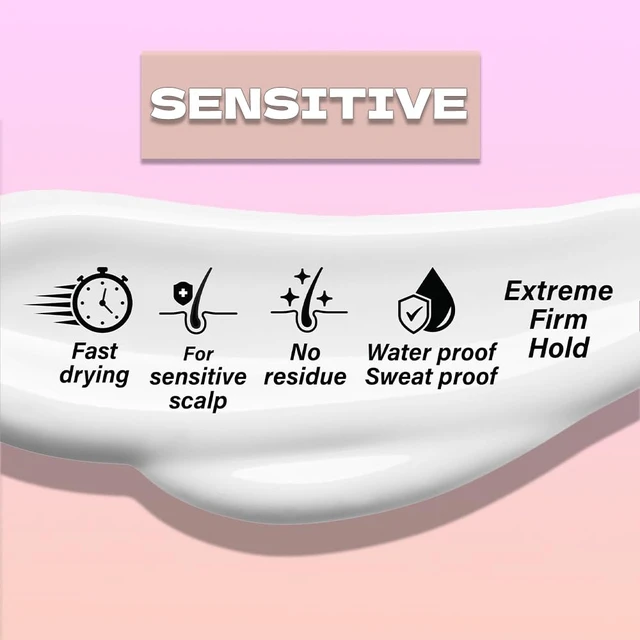 Alt view image 3 of 5 - Mstder Lace Wig Glue Extreme Styling Invisible Bonding Non-Toxic, Odorless, Moisture and Water Resistant 1.285 Liquid Ounces