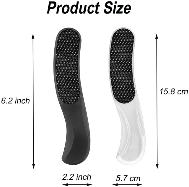 Alt view image 4 of 7 - Nano Glass Foot File,Foot Callus Remover Hard Skin Remover for Feet with Handle Foot File Callus Remover with Nano-Level Grinding Points Durable Foot Scrubber Dead Skin Removal for Wet Dry (Black)