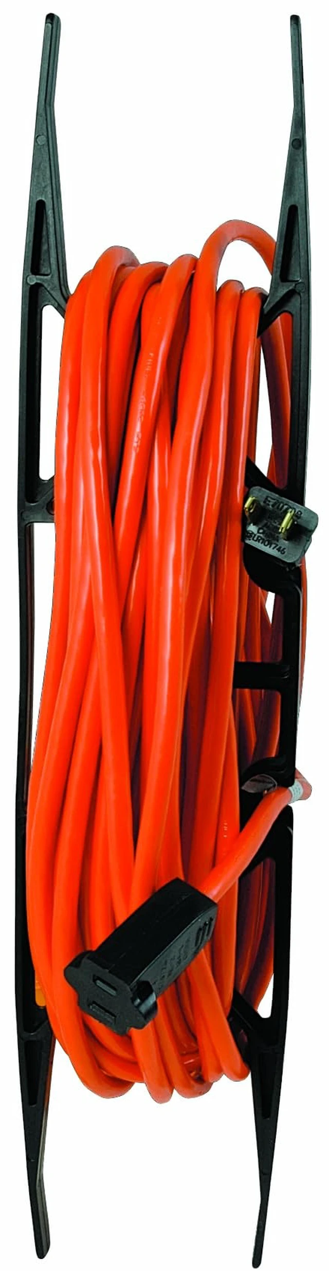 Alt view image 5 of 7 - Woods Light Duty Extension Cord Wrap - Holds Up to 100 Feet of 16/3 Cord - Durable H-Frame Cord Reel with Built-In Carrying Handle - Black