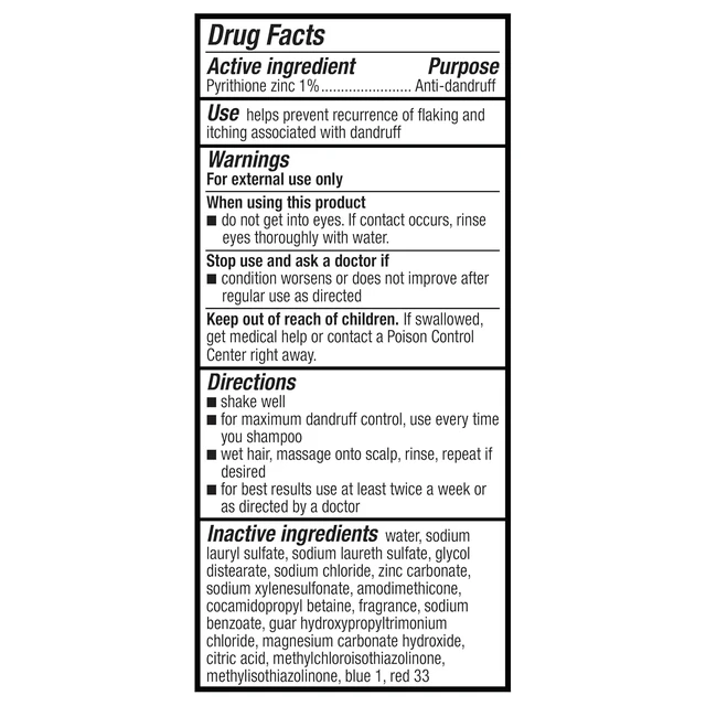 Alt view image 4 of 6 - Amazon Basics 2-in-1 Anti-Dandruff Shampoo & Conditioner, Itch Relief, Safe for All Hair Types, Paraben-Free, Gentle and pH Balanced, 12.5 Fluid Ounces, 1-Pack (Previously Solimo)