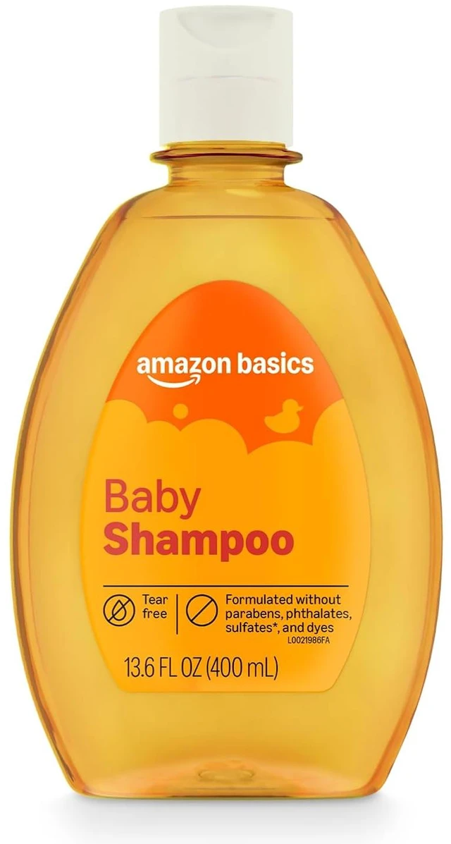 Main image of Amazon Basics Tear-Free Baby Shampoo, 13.6 Fluid Ounce, Packaging May Vary