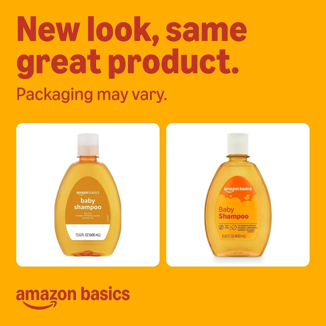 Alt view image 5 of 5 - Amazon Basics Tear-Free Baby Shampoo, 13.6 Fluid Ounce, Packaging May Vary