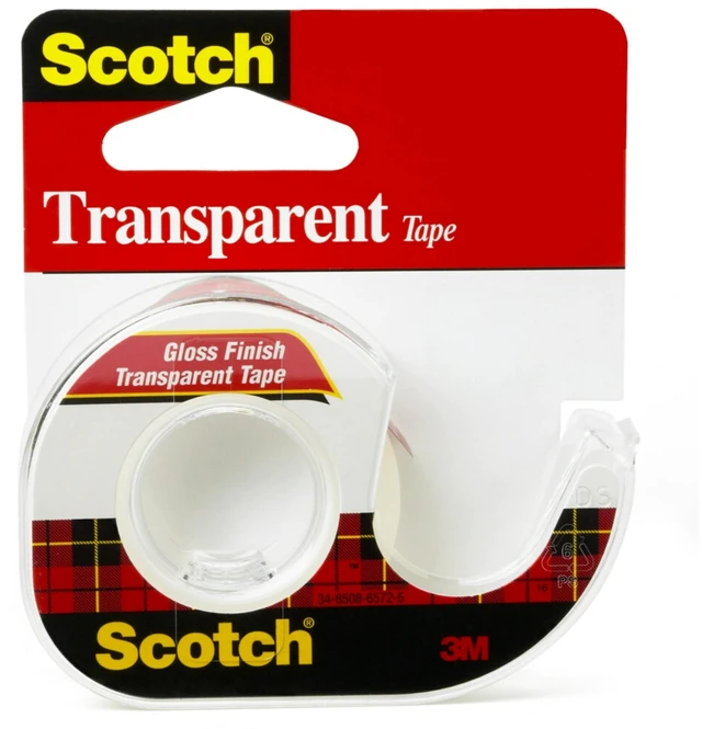 Main image of Scotch Transparent Tape, 0.5 in x 450 in (12.7 mm x 11.4 m)