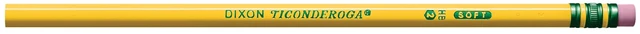 Alt view image 3 of 6 - Ticonderoga Wood-Cased Pencils, #2 HB Soft, Yellow, 12 Count