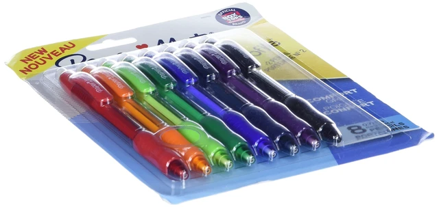 Alt view image 2 of 6 - Paper Mate Profile Mech Mechanical Pencils, 0.7mm #2 Pencil Lead, Comfort Grip, Assorted Barrel Colors, 8 Count - Office Supplies