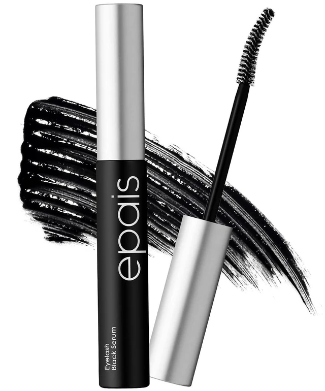 Main image of Epais Eyelash Black Tinted Serum, 2-in-1 Lash Growth Enhancer and Tinting Treatment, 7 Peptides and Biotin Formula for Longer Thicker Lashes, Charcoal-Based Black Food Complex, Korean Lash Care