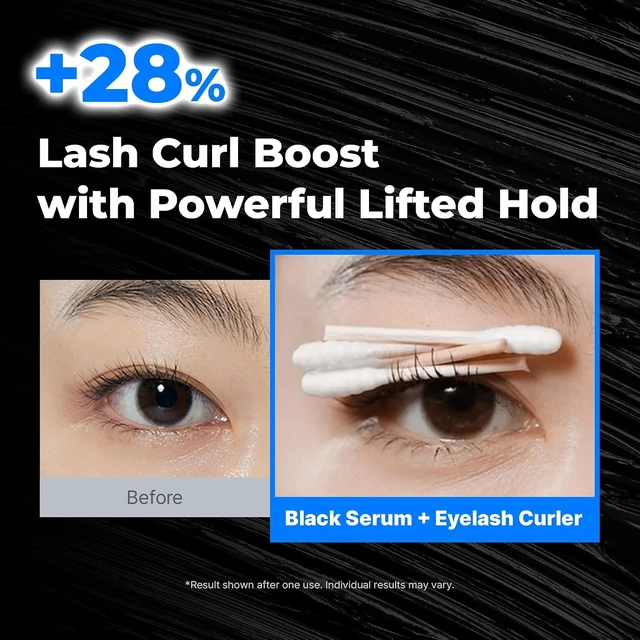 Alt view image 6 of 6 - Epais Eyelash Black Tinted Serum, 2-in-1 Lash Growth Enhancer and Tinting Treatment, 7 Peptides and Biotin Formula for Longer Thicker Lashes, Charcoal-Based Black Food Complex, Korean Lash Care