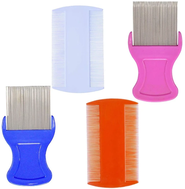 Main image of 4Pcs Head Hair Comb: 2Pcs Hair Comb Double Sided 2Pcs Removal Dandruff Comb