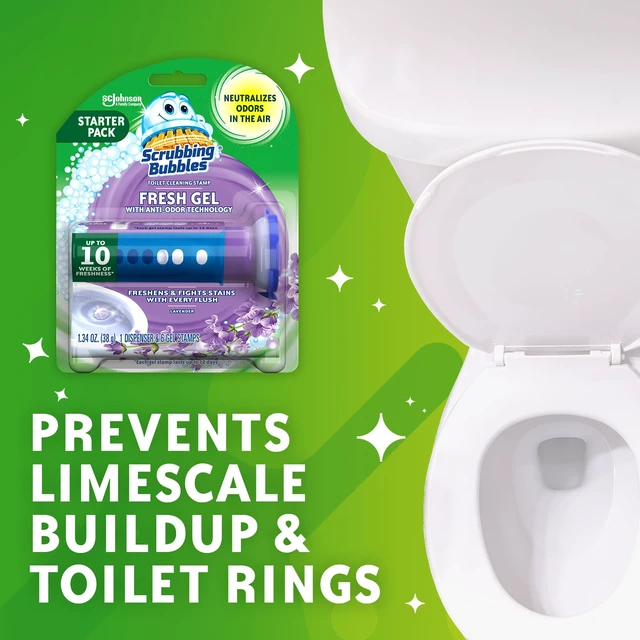 Alt view image 3 of 6 - Scrubbing Bubbles Fresh Gel Automatic Toilet Bowl Cleaner, Lavender, 6 Ct