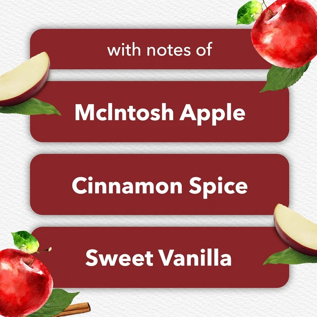 Alt view image 5 of 6 - Glade PlugIns Refills Air Freshener, Scented and Essential Oils for Home and Bathroom, Apple Cinnamon, 1.34 Fl Oz, 2 Count