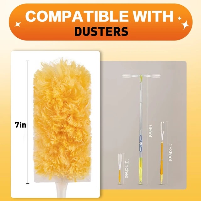 Alt view image 2 of 6 - 25Pcs Heavy Duty Duster Refills for Swiffer Duster