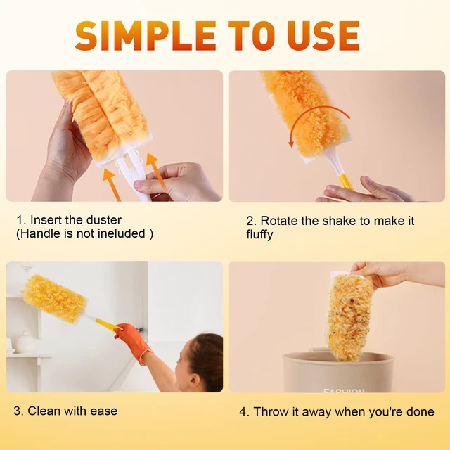 Alt view image 6 of 6 - 25Pcs Heavy Duty Duster Refills for Swiffer Duster