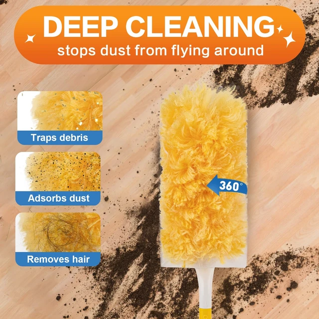 Alt view image 5 of 6 - 25Pcs Heavy Duty Duster Refills for Swiffer Duster